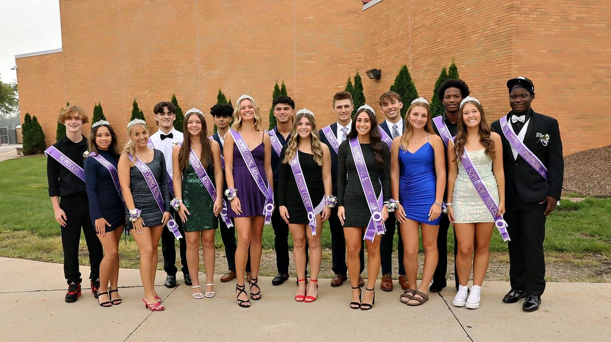 The Woodhaven High School 2023 Homecoming Court
