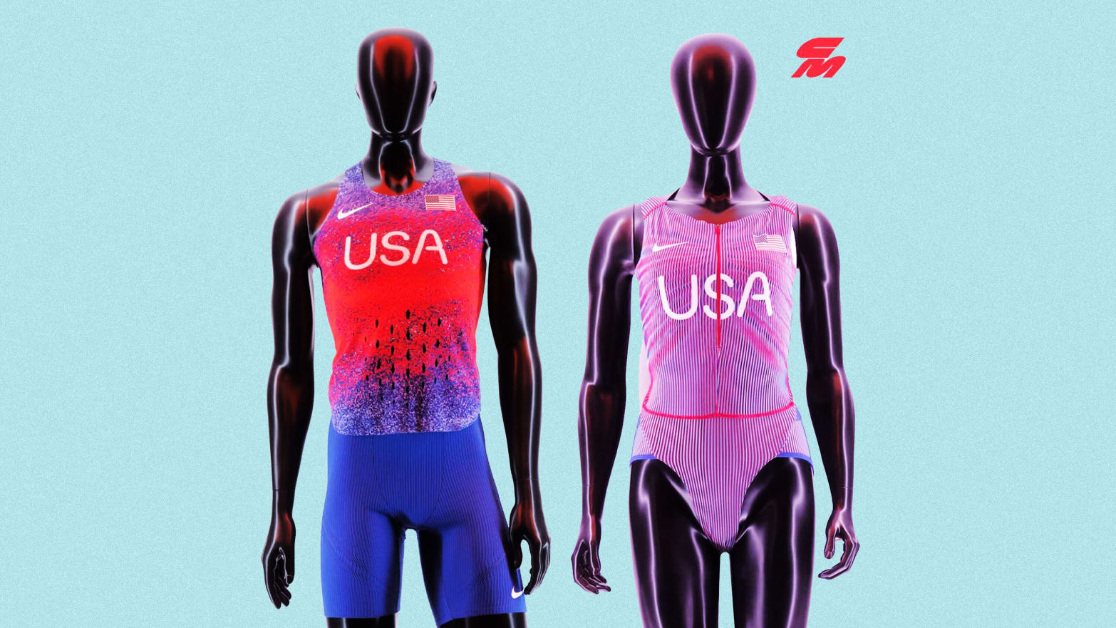 CITIUS MAG posted the first look of the Track & Field Uniforms for the 2024 Summer Olympics 
