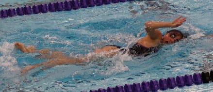 Varsity Swim team takes the gold against the Trenton Trojans
